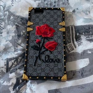 cute designer case with rose